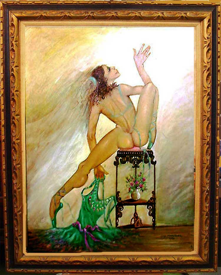 Dancing to the light oil 30x40