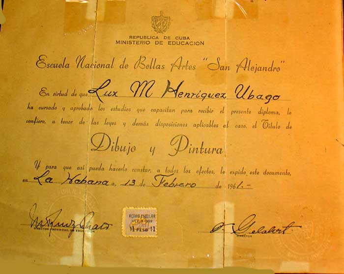Diploma San Alejandro